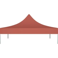 vidaXL tag til festtelt 3x3 m 270 g/m² terrakotta - Festtelte & havepavilloner – tage