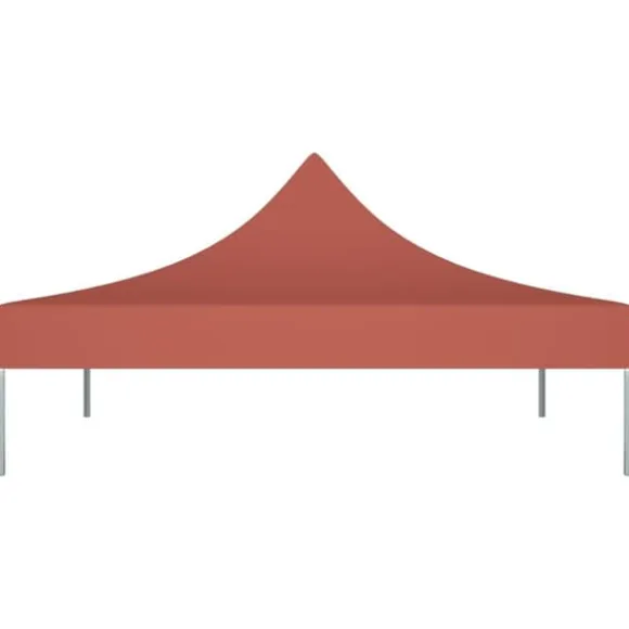 vidaXL tag til festtelt 3x3 m 270 g/m² terrakotta - Festtelte & havepavilloner – tage