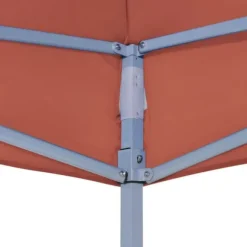 vidaXL tag til festtelt 3x3 m 270 g/m² terrakotta - Festtelte & havepavilloner – tage