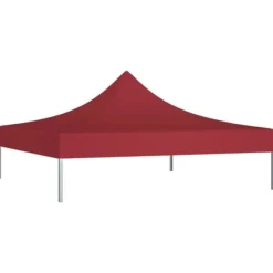 vidaXL tag til festtelt 3x3 m 270 g/m² bordeauxfarvet - Festtelte & havepavilloner – tage