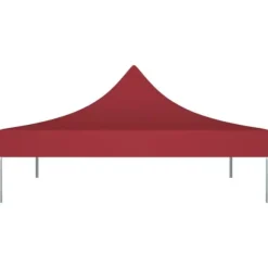 vidaXL tag til festtelt 3x3 m 270 g/m² bordeauxfarvet - Festtelte & havepavilloner – tage