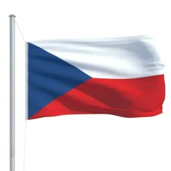 vidaXL tjekkisk flag 90x150 cm