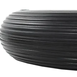 vidaXL trillebørshjul med aksel 2 stk. massivt PU 4.00-8 390 mm