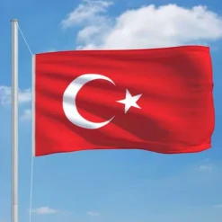 vidaXL Tyrkiets flag 90x150 cm