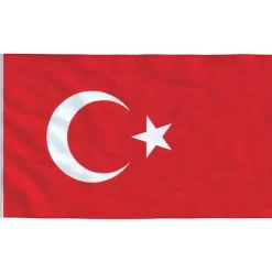 vidaXL Tyrkiets flag 90x150 cm - Flag & vimpler