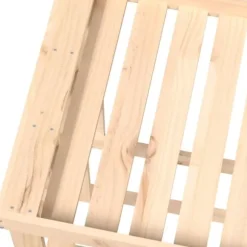 vidaXL udendørs brændestativ 108x52x74 cm massivt fyrretræ - Brændekurve