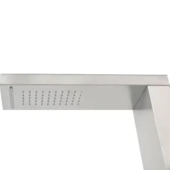 vidaXL udendørsbruser firkantet design rustfrit stål - Pool & spa – tilbehør