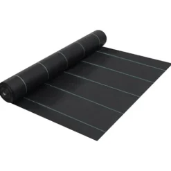 vidaXL ukrudtsdug 2x5 m PP sort - Ukrudtsduge