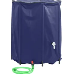 vidaXL vandtank med hane sammenfoldelig 1250 l PVC - Vandingsartikler