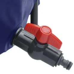 vidaXL vandtank med hane sammenfoldelig 1250 l PVC - Vandingsartikler
