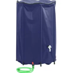 vidaXL vandtank med hane sammenfoldelig 1000 l PVC - Vandingsartikler
