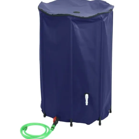 vidaXL vandtank med hane sammenfoldelig 1000 l PVC - Vandingsartikler