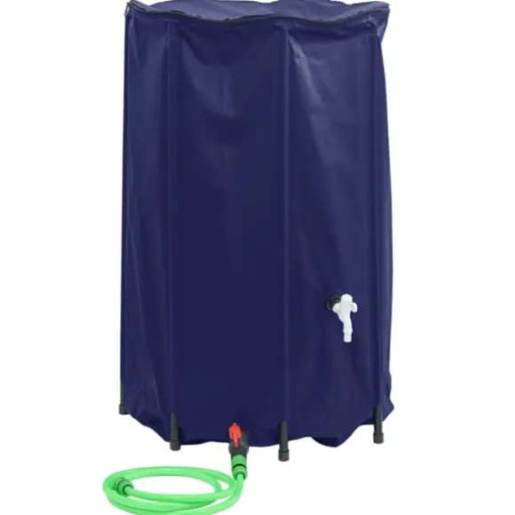 vidaXL vandtank med hane sammenfoldelig 500 l PVC - Vandingsartikler