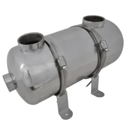 vidaXL varmeveksler til pool 355 x 134 mm 40 kW - Pool & spa – tilbehør