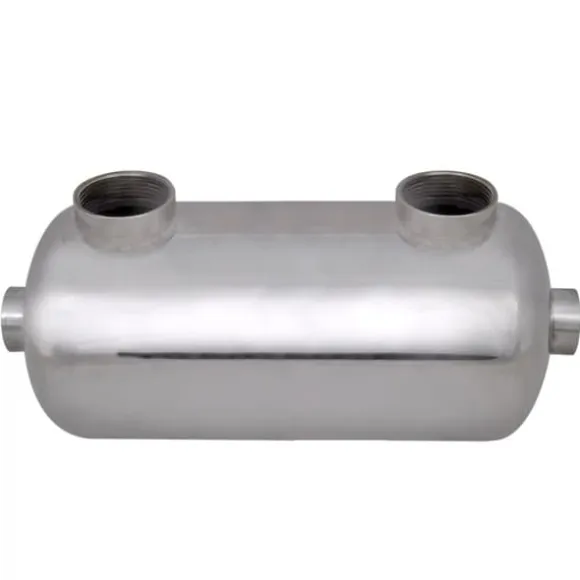 vidaXL varmeveksler til pool 355 x 134 mm 40 kW - Pool & spa – tilbehør