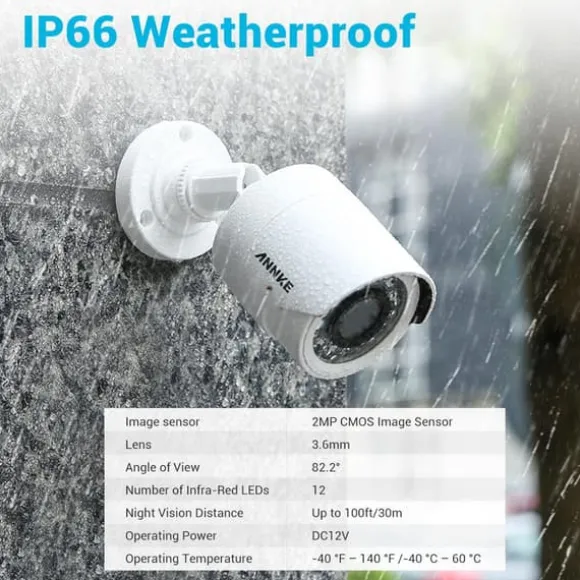 Videoovervågningssystem, 5MP Lite, H265+, 1T