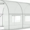Viking Choice Hobby Drivhus 4.5x2x2m - Holdbart, UV-bestandigt PE-dække, 9m² dyrkningsareal