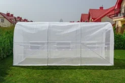 Viking Choice Hobby Drivhus 4.5x2x2m - Holdbart, UV-bestandigt PE-dække, 9m² dyrkningsareal