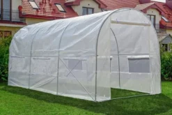 Viking Choice Hobby Drivhus 4.5x2x2m - Holdbart, UV-bestandigt PE-dække, 9m² dyrkningsareal