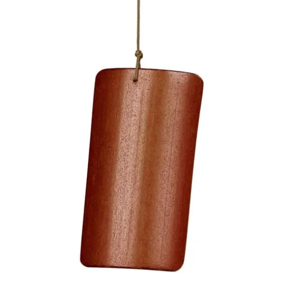 Vindspil, Bambus spidst tag, 68x14x7 cm, Brun