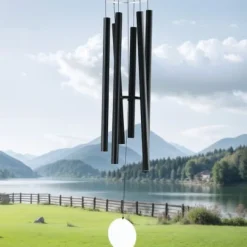 Vindspil, 167,7x25 cm, Sort, Aluminium