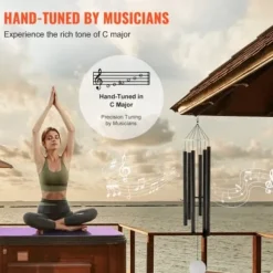 Vindspil, 167,7x25 cm, Sort, Aluminium