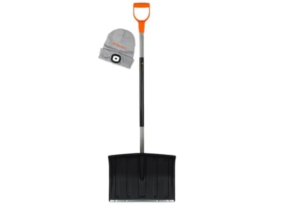 Vintersæt (sneskovl med metalhåndtag + hat) / TEGER