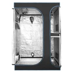 Væksttelt, holdbart 600D materiale, fremragende lysrefleksion,90X60X135CM 2i1