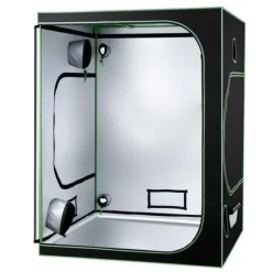 Væksttelt sæt - Indendørs plantetelt - 150 x 150 x 200 cm - Fuldspektrum LED vækstlys - Ventilationssystem - 600D højreflekterende Mylar