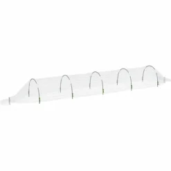 Væksttunneller 2 stk. til hurtig spiring - Glasfiber & PP | Størrelse: 1,5x5 m