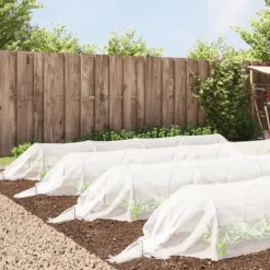 Væksttunneller til planter - 4 stk. 1,5x5 m | Materiale: Glasfiber og PP