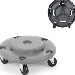 Vognbund på hjul til en rund affaldscontainer, diameter. 50 cm - Hendi 691441
