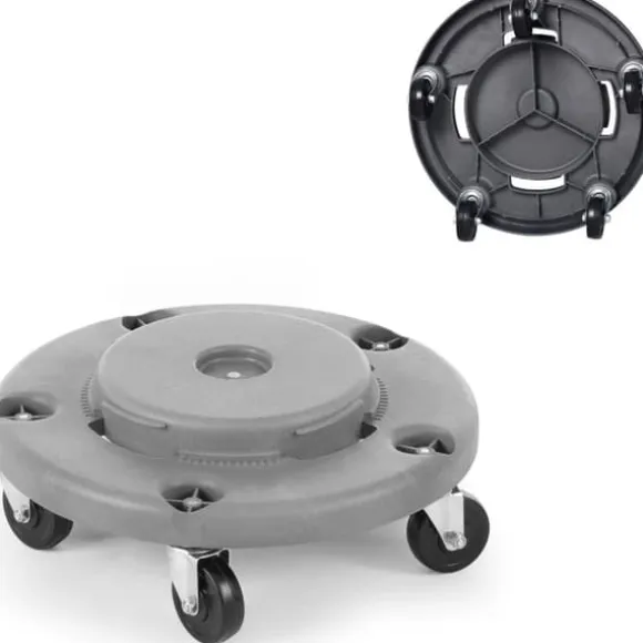 Vognbund på hjul til en rund affaldscontainer, diameter. 50 cm - Hendi 691441