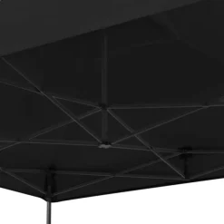 VONROC Easy-Up Party Telt - 3x3 m | Sort
