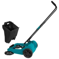 VONROC Fejemaskine - manuel | 65 cm fejebredde | Til Store og Hårde Overflader Inde og Ude | 18 liters beholder | 2600m²/t