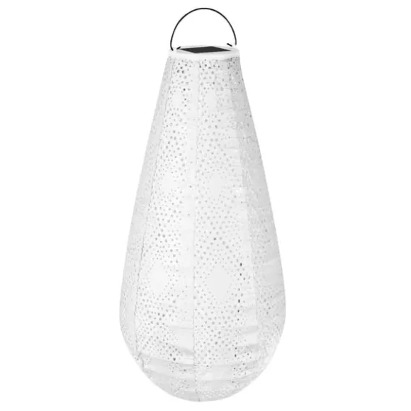 VONROC Havelampe - Solar - Solcelle | Luna Drop | 400x200mm | LED | Ice