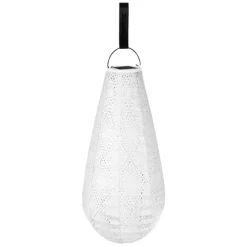 VONROC Havelampe - Solar - Solcelle | Luna Drop | 400x200mm | LED | Ice