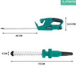 VONROC Hækkeklipper 12V – 350mm | Kompakt & Let | 1200 snit/min | Inkl. Batteri og USB-C Kabel