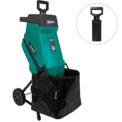 VONROC Kompostkværn 2500W - Til grene op til Ø45mm | Inkl. 45L opsamlingspose