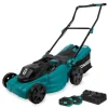 VONROC Plæneklipper 40V - 4.0Ah - 38cm | 45L | Støjsvag & Kraftfuld | Inkl. 2x 4.0Ah akku og dobbeltoplader