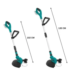 VONROC Sæt Plæneklipper 20V – 32 cm og Græstrimmer | 30L | Drift på én akku! | Inkl. 4.0Ah Akku og oplader