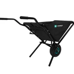 VONROC Trillebør - 50 liter | Sammenklappelig | 30 kg / 50L Kapacitet – Letvægt – Pladsbesparende