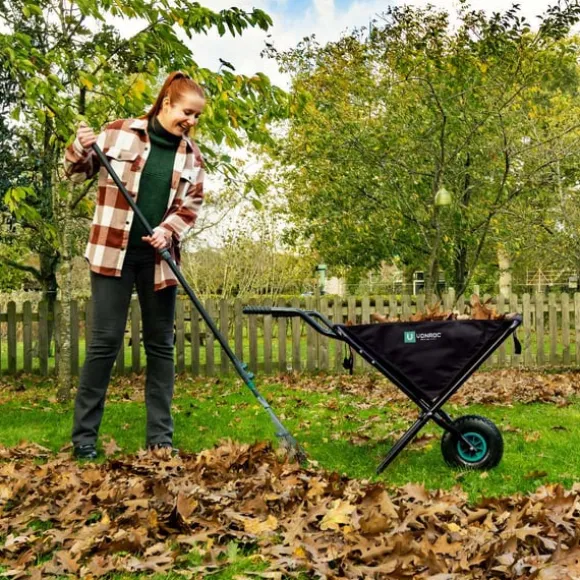 VONROC Trillebør - 50 liter | Sammenklappelig | 30 kg / 50L Kapacitet – Letvægt – Pladsbesparende