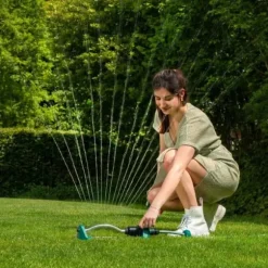 VONROC Vippevander - Havesprinkler – Oscillerende Sprinkler til Jævn Vanding | Vandingsareal: maks. 280 m² | Med Filter & Rensepind
