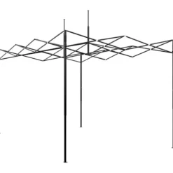 Walk-in drivhus med stålramme - Industrielt design | Størrelse: 280x410x315 cm | Farve: Grøn