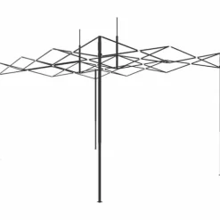 Walk-in drivhus med stålramme - Industrielt design | Størrelse: 290x430x315 cm | Farve: Grøn