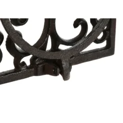 Wall Support for Hanging Flower Pots Home ESPRIT Dark brown Iron 18 x 17,5 x 18 cm