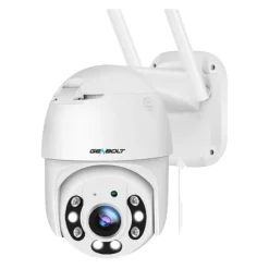 WiFi Sikkerhedskamera, 4MP Opløsning, Dual Band 2.4/5GHz, Digital Zoom 4X, PoE og DC Strømforsyning, Menneske- og Køretøjsdetektion
