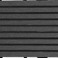 WPC-fliser 30 x 30 cm 11 stk. 1 m2 grå - Terrasseflise - Terrassefliser - Home & Living