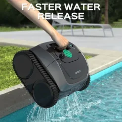 WYBOT C1 Batteridrevet robotpoolrenser - 150 min. driftstid - 2642GPH sugning - Bluetooth/app-styring - til pools op til 150 m²